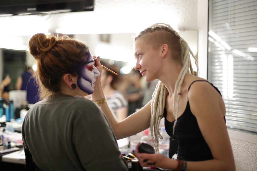 backstage