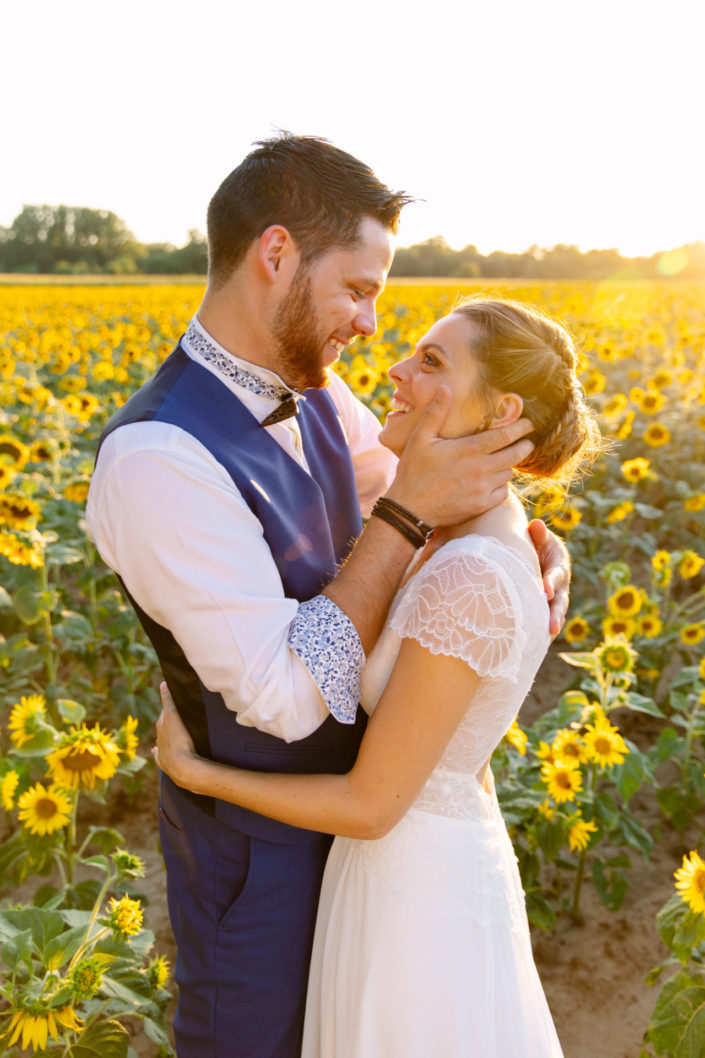 photo mariage tournesol